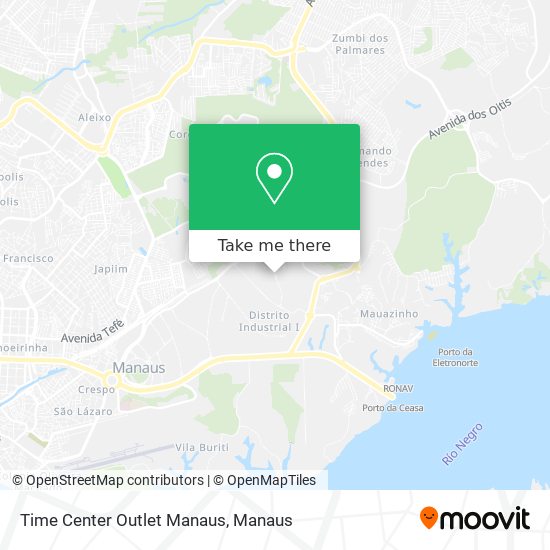 Time Center Outlet Manaus map