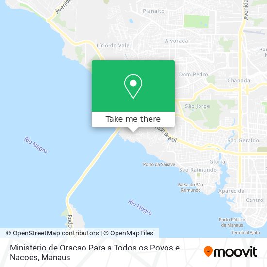 Ministerio de Oracao Para a Todos os Povos e Nacoes map