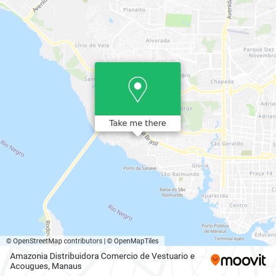 Amazonia Distribuidora Comercio de Vestuario e Acougues map