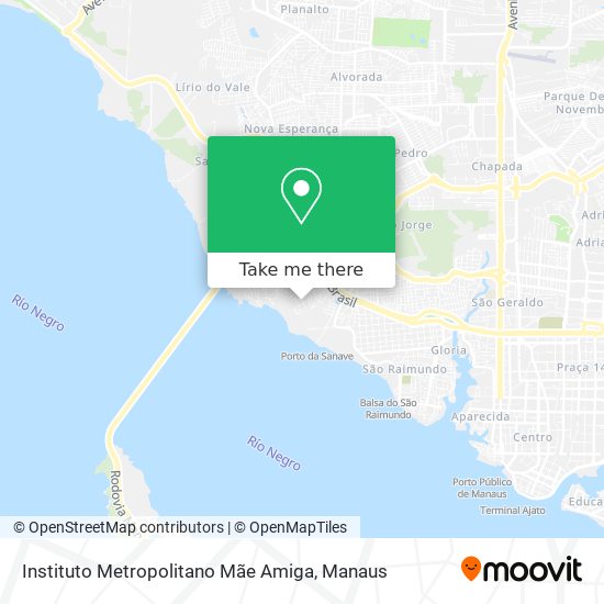 Instituto Metropolitano Mãe Amiga map