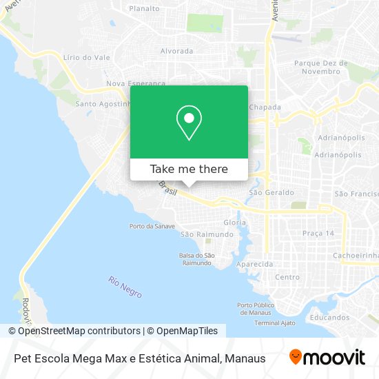 Pet Escola Mega Max e Estética Animal map