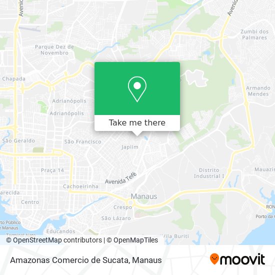 Amazonas Comercio de Sucata map
