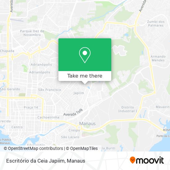 Escritório da Ceia Japiim map