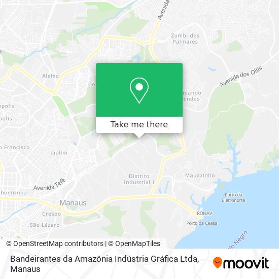 Bandeirantes da Amazônia Indústria Gráfica Ltda map