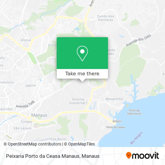 Peixaria Porto da Ceasa Manaus map