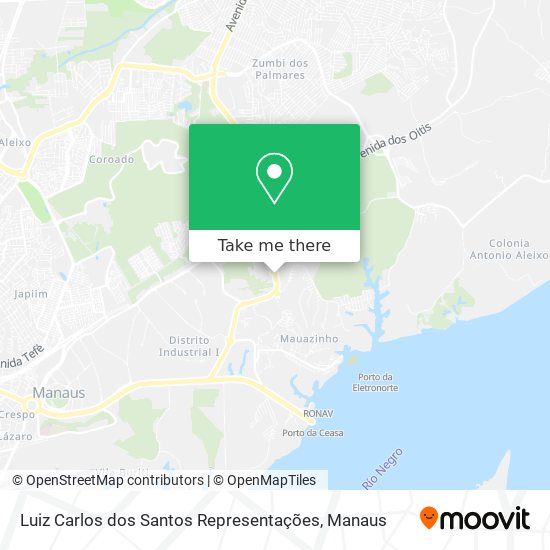 Luiz Carlos dos Santos Representações map