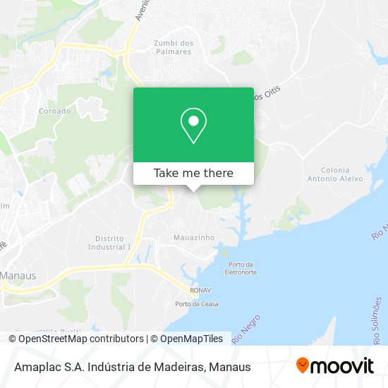 Amaplac S.A. Indústria de Madeiras map