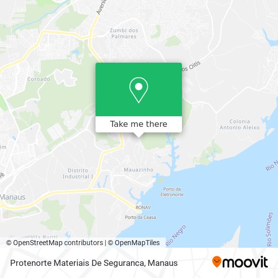 Mapa Protenorte Materiais De Seguranca