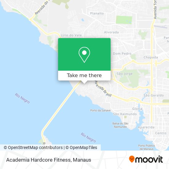 Academia Hardcore Fitness map
