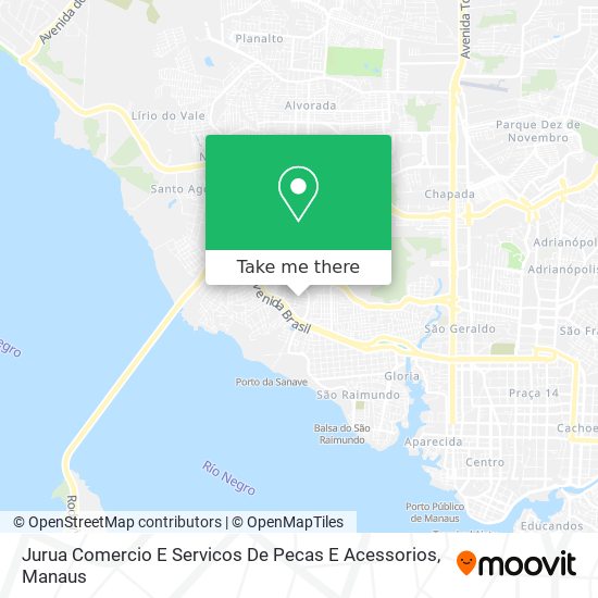 Jurua Comercio E Servicos De Pecas E Acessorios map