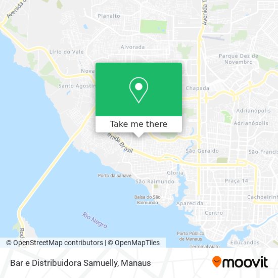 Bar e Distribuidora Samuelly map