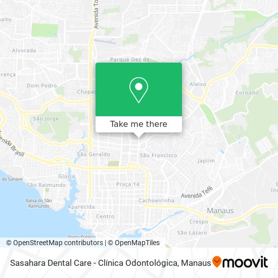 Sasahara Dental Care - Clínica Odontológica map