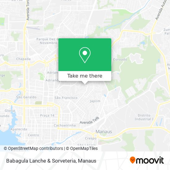 Babagula Lanche & Sorveteria map