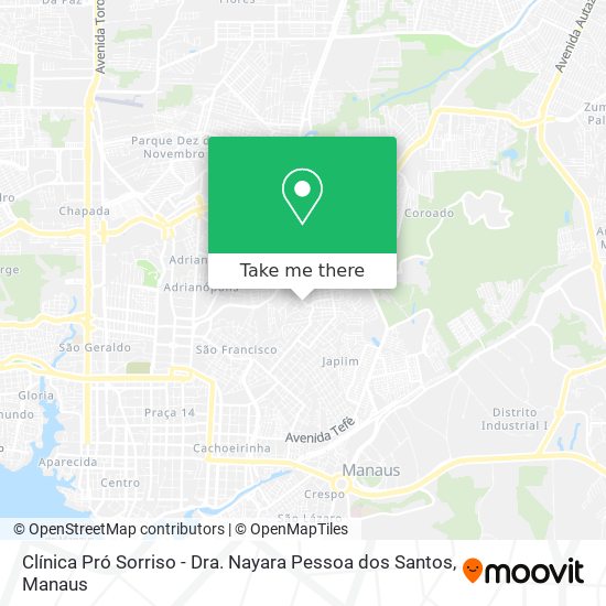 Clínica Pró Sorriso - Dra. Nayara Pessoa dos Santos map