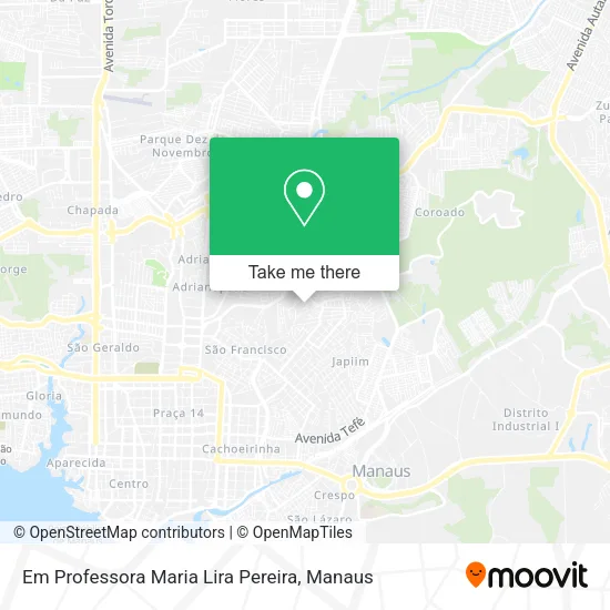 Em Professora Maria Lira Pereira map