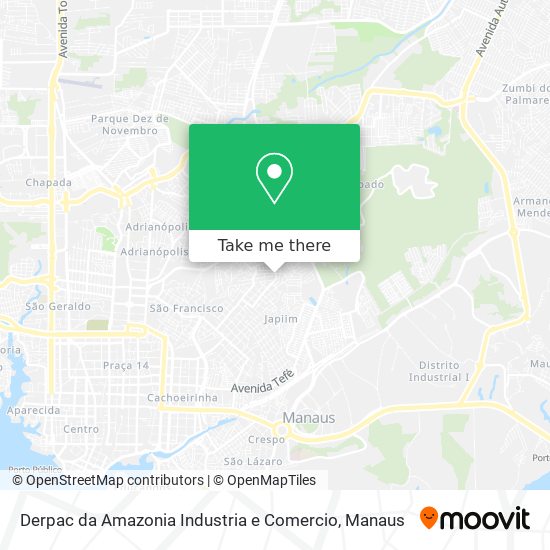Derpac da Amazonia Industria e Comercio map