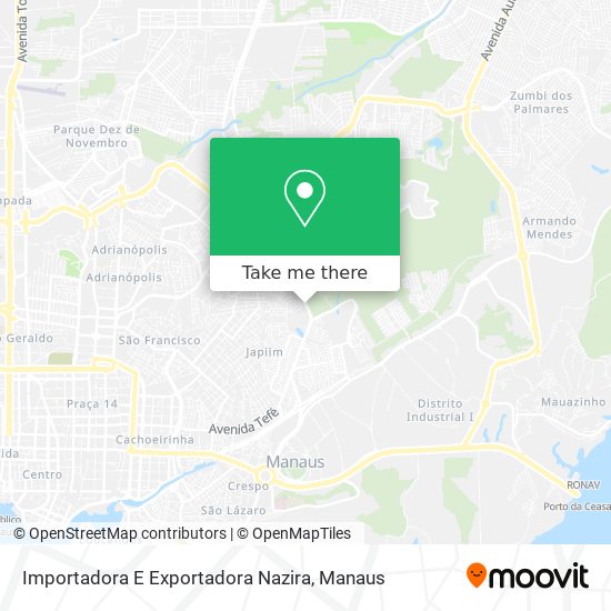 Importadora E Exportadora Nazira map