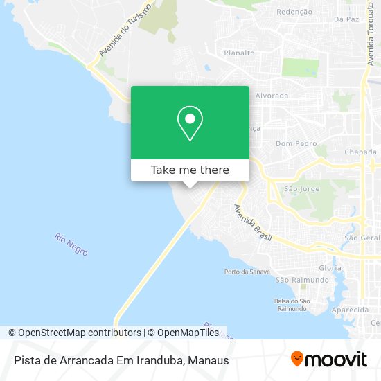 Pista de Arrancada Em Iranduba map