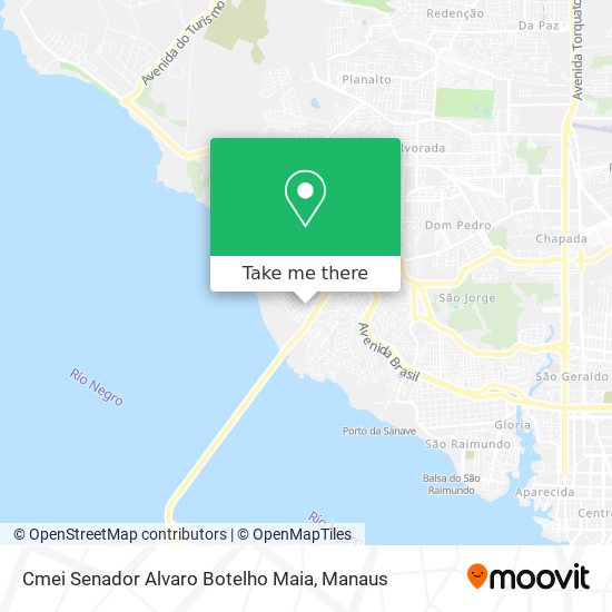 Cmei Senador Alvaro Botelho Maia map
