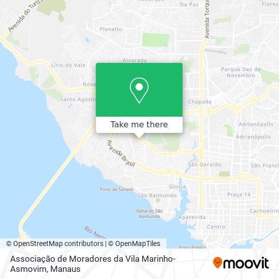 Associação de Moradores da Vila Marinho-Asmovim map
