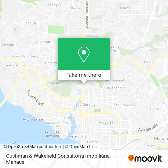 Cushman & Wakefield Consultoria Imobiliária map