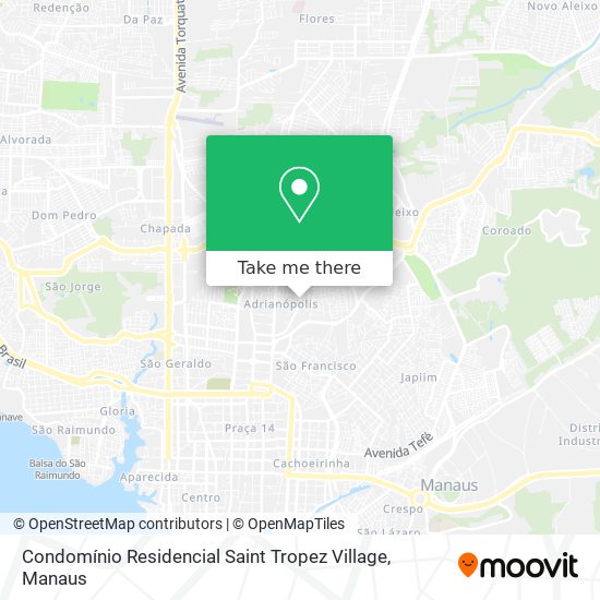 Condomínio Residencial Saint Tropez Village map