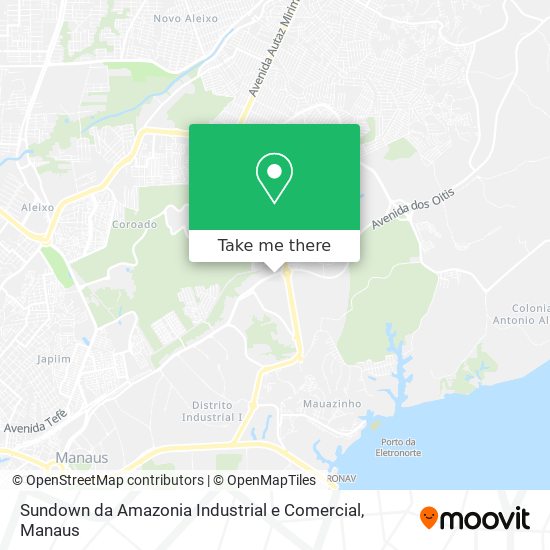 Sundown da Amazonia Industrial e Comercial map