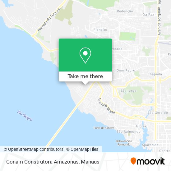 Conam Construtora Amazonas map