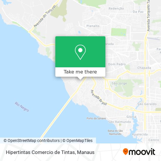 Hipertintas Comercio de Tintas map