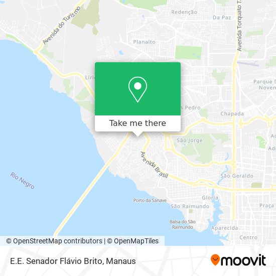 E.E. Senador Flávio Brito map