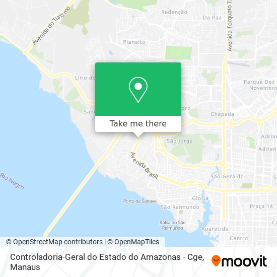 Controladoria-Geral do Estado do Amazonas - Cge map