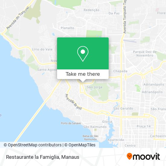 Restaurante la Famiglia map