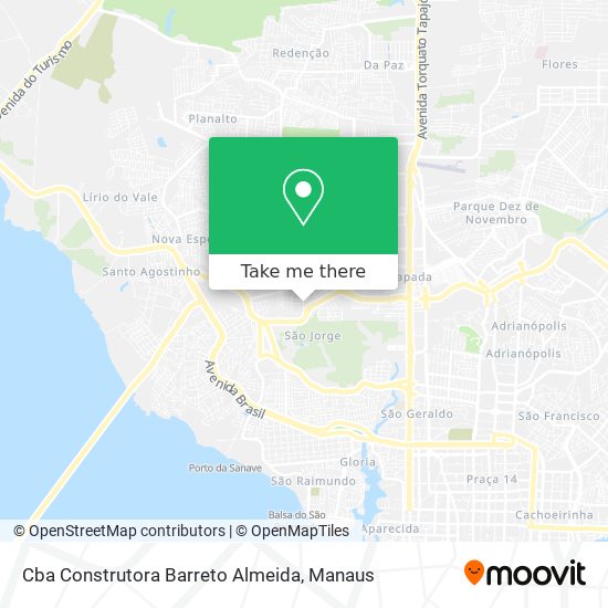 Cba Construtora Barreto Almeida map