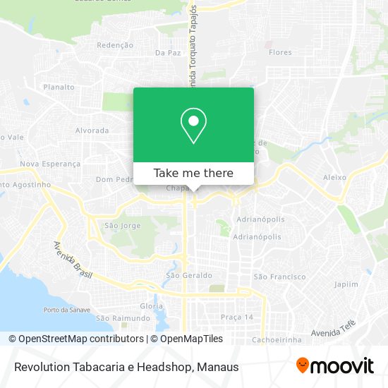 Revolution Tabacaria e Headshop map