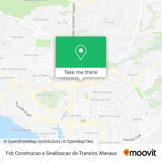Fvb Construcao e Sinalizacao de Transito map