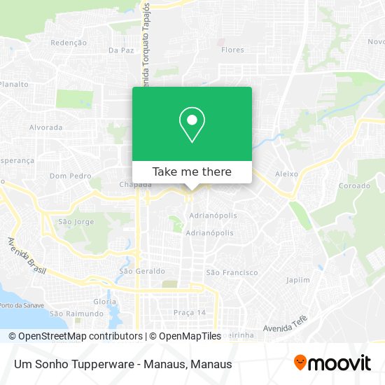 Um Sonho Tupperware - Manaus map