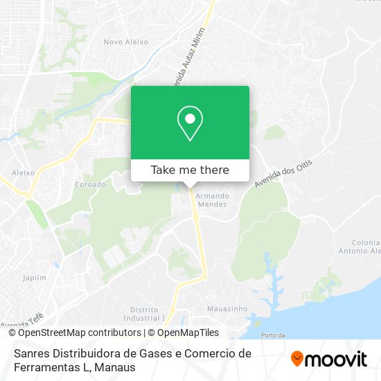 Sanres Distribuidora de Gases e Comercio de Ferramentas L map