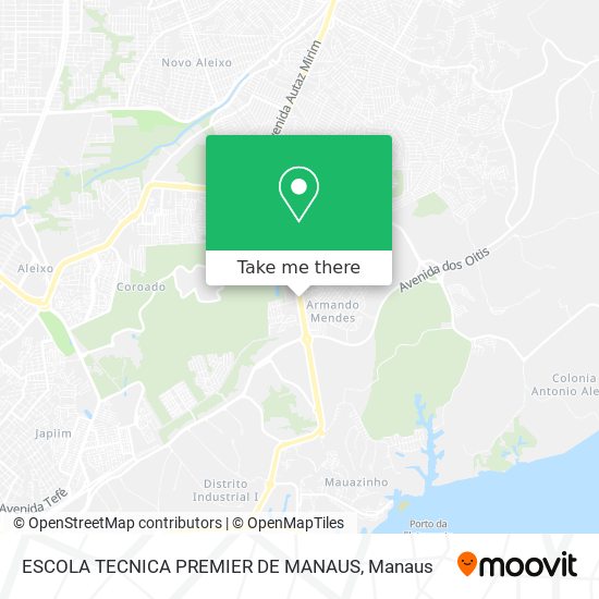 ESCOLA TECNICA PREMIER DE MANAUS map