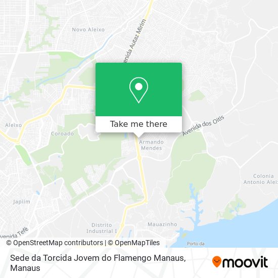 Sede da Torcida Jovem do Flamengo Manaus map