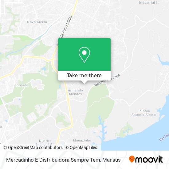 Mercadinho E Distribuidora Sempre Tem map