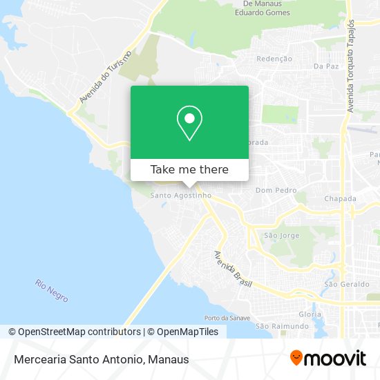 Mercearia Santo Antonio map
