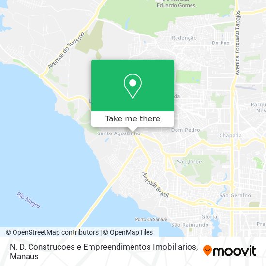 N. D. Construcoes e Empreendimentos Imobiliarios map