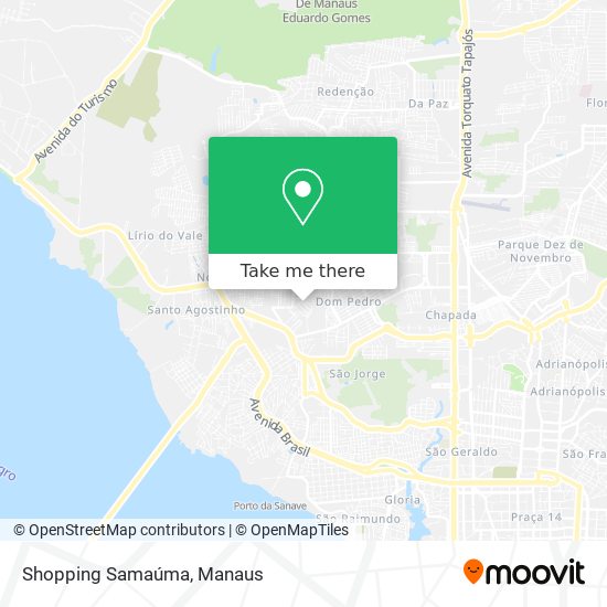 Shopping Samaúma map