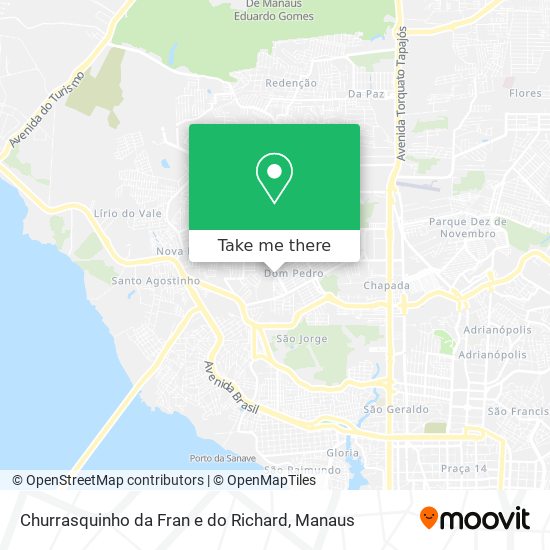 Churrasquinho da Fran e do Richard map