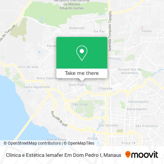 Clínica e Estética Iemafer Em Dom Pedro I map