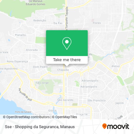 Sse - Shopping da Seguranca map