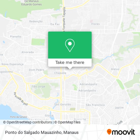 Ponto do Salgado Mauazinho map