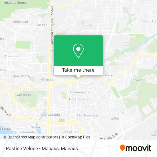 Pastine Veloce - Manaus map