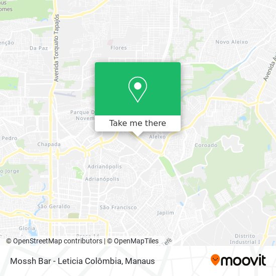 Mossh Bar - Leticia Colômbia map