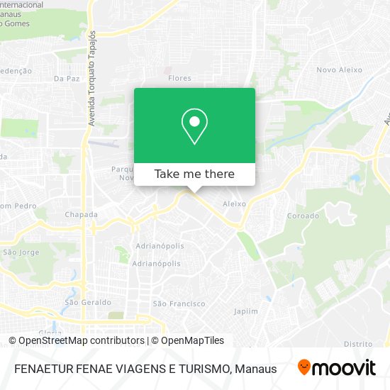 FENAETUR FENAE VIAGENS E TURISMO map